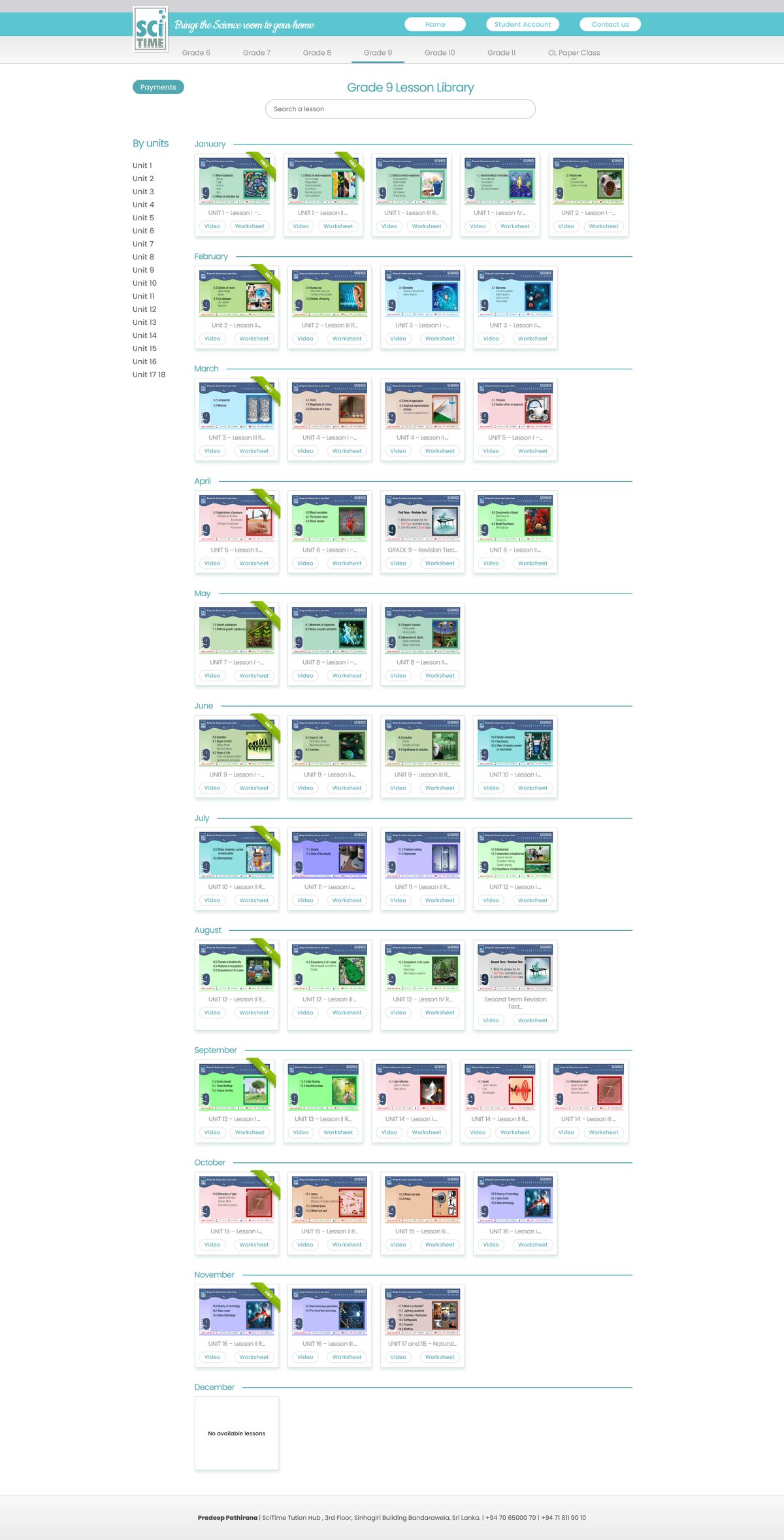 SciTime - Student Management System - Image 1