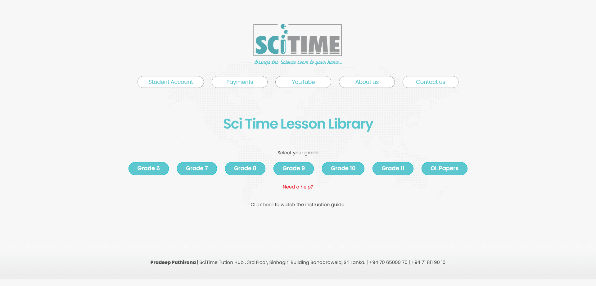 SciTime - Student Management System