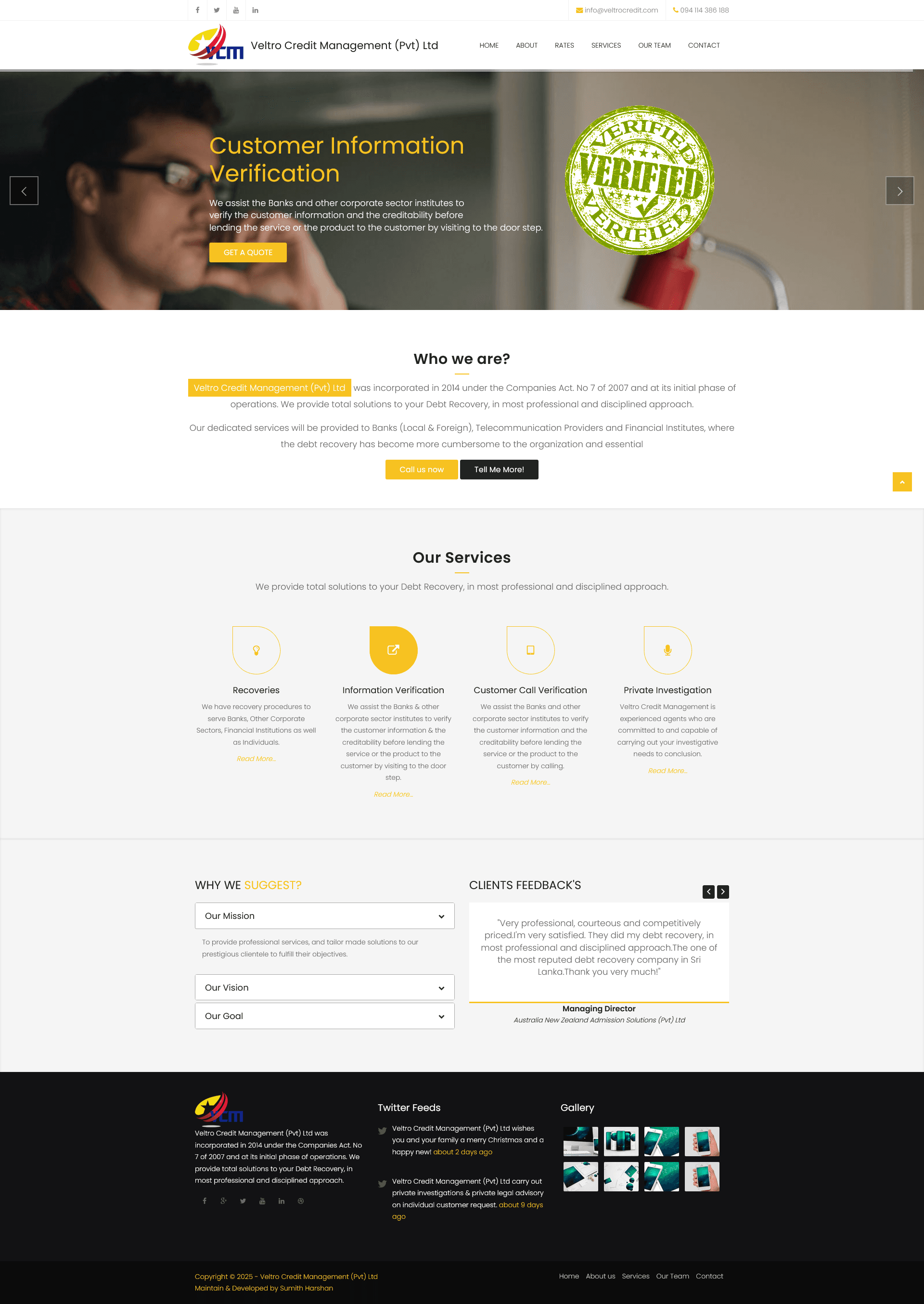 Veltro Credit Management Pvt Ltd